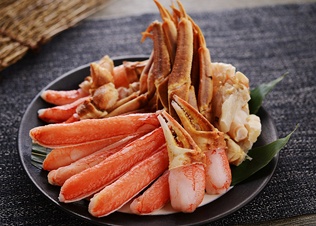 蟹しゃぶ食べ放題1kgセット(ズワイガ二) 約2~3人前 画像