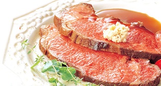 【送料無料】バラ色の香菜ローストビーフ(ご家庭用) 画像